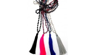shipping free 50 pieces of necklaces tassels crystal bead long strand